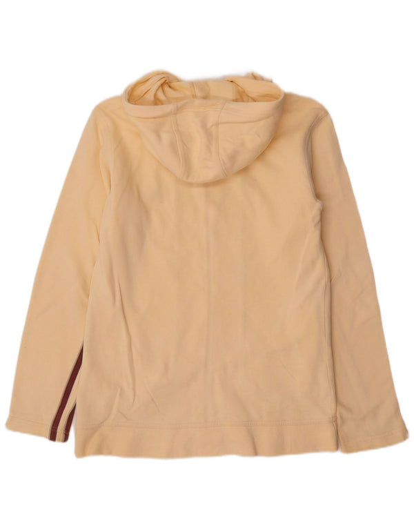 Женский свитер с капюшоном на молнии ADIDAS UK 10, маленький желтый хлопок