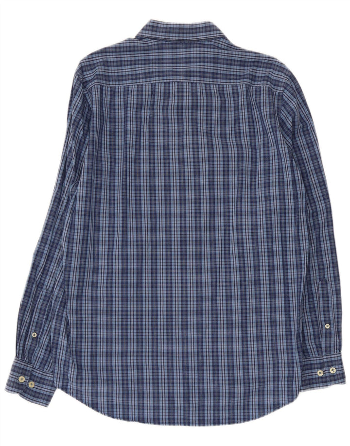 CARRERA Мужская рубашка стандартного кроя, большая синяя клетка, хлопковая