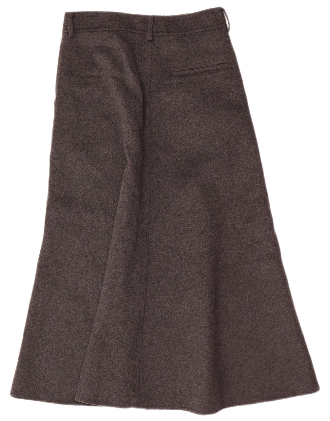Женская макси-юбка-трапеция Zara, маленькая W28, серая шерсть