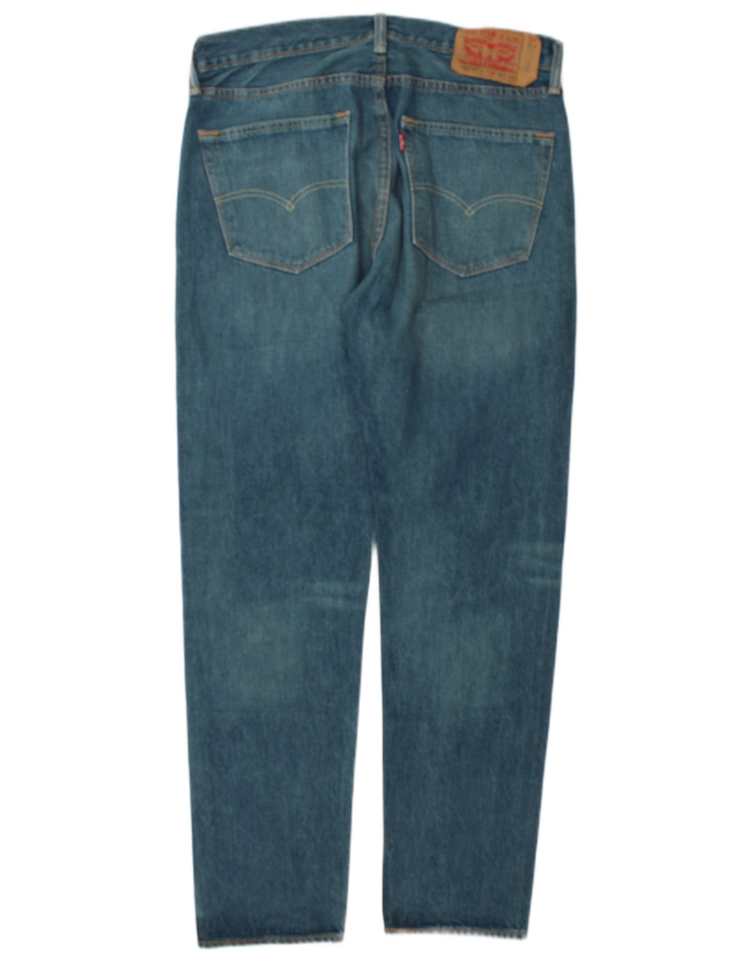 Мужские прямые джинсы Levi's 501 W32 L32 синие, хлопок
