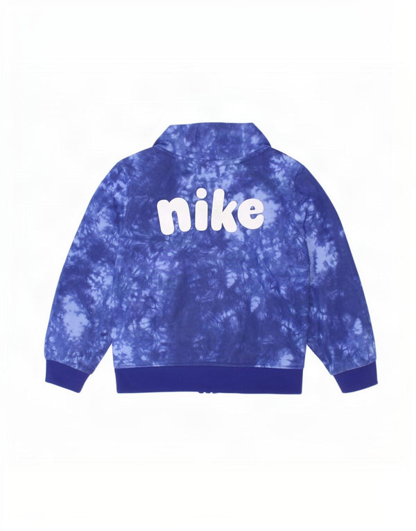 Спортивный костюм Nike для мальчиков с графическим рисунком, верхняя куртка 18–24 месяцев, синий тай-дай