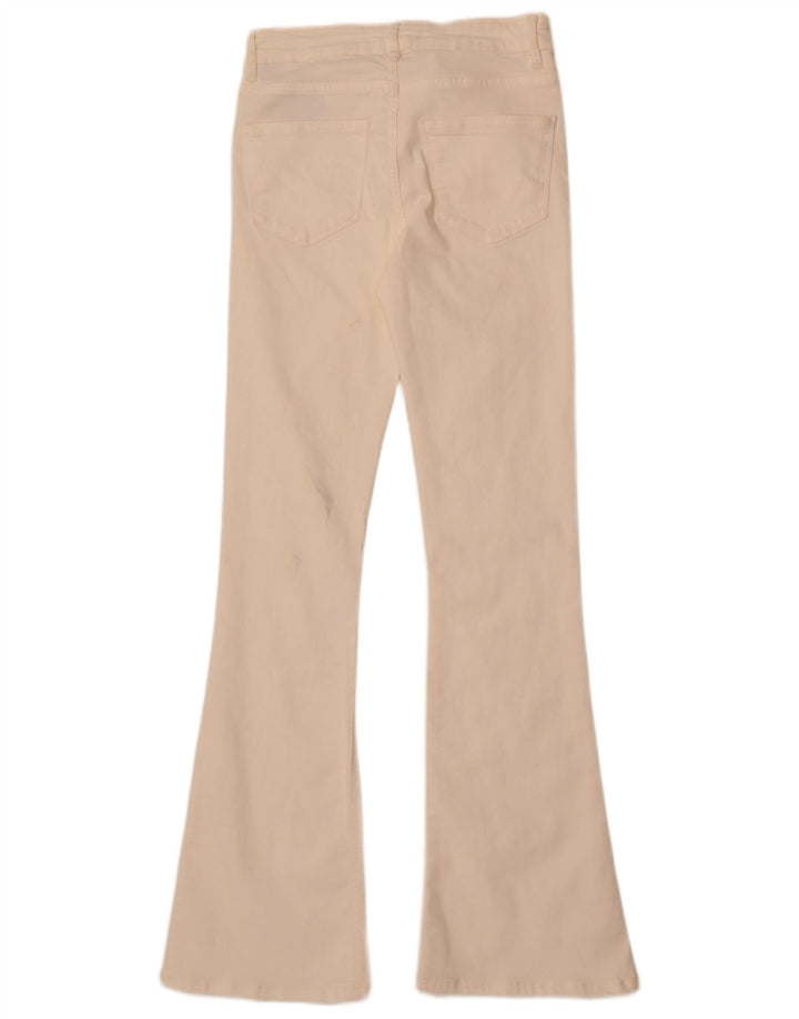 Женские расклешенные джинсы Zara EU 34 2XS W24 L32, белый хлопок