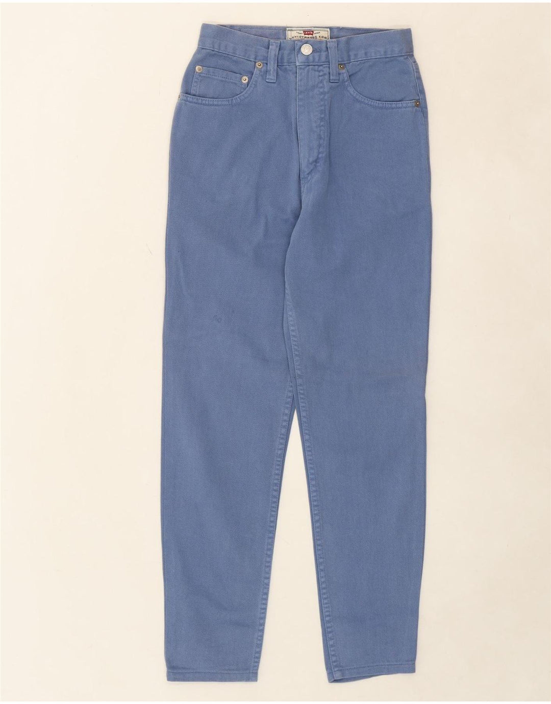 LEVI'S Womens Crop Tapered Jeans W27 L26 Blue Cotton Vintage Levi's and Second-Hand Levi's from Messina Hembry 