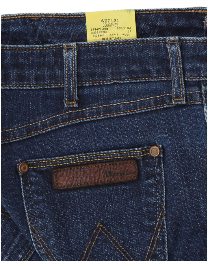 Джинсы женские узкие WRANGLER W27 L31 синие, хлопок