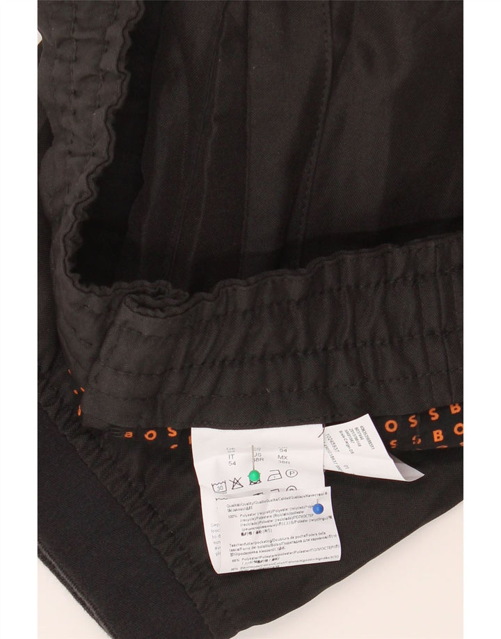 Мужские брюки-карго Hugo Boss W34 L30, черный полиэстер