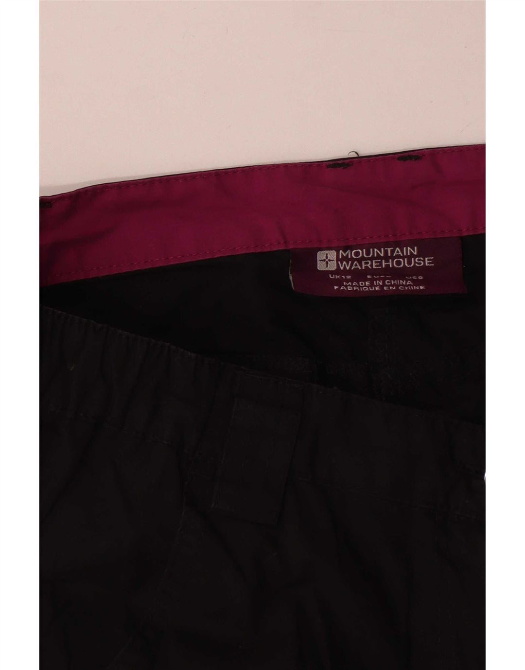 Женские брюки карго Mountain Warehouse UK 12, средние W34 L31, черные