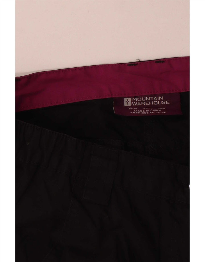 Женские брюки карго Mountain Warehouse UK 12, средние W34 L31, черные