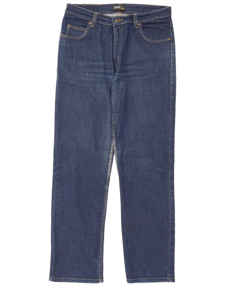 Мужские прямые джинсы Lee Brooklyn W34 L34, синий хлопок