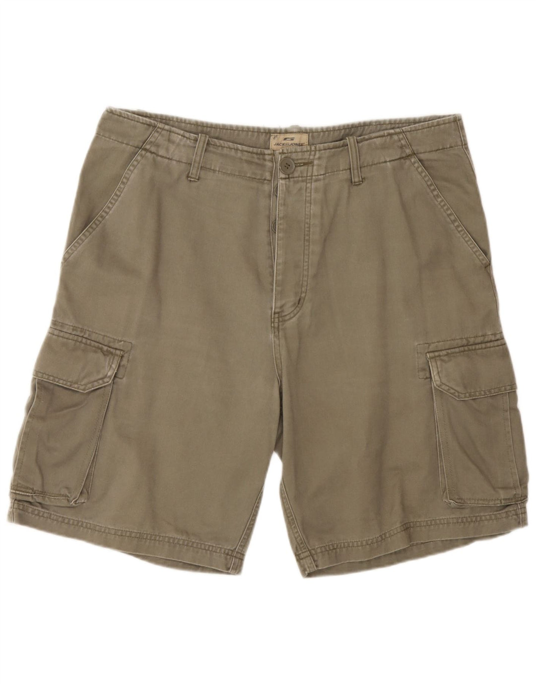 Мужские шорты карго Jack & Jones, большие, W34, хаки, хлопок
