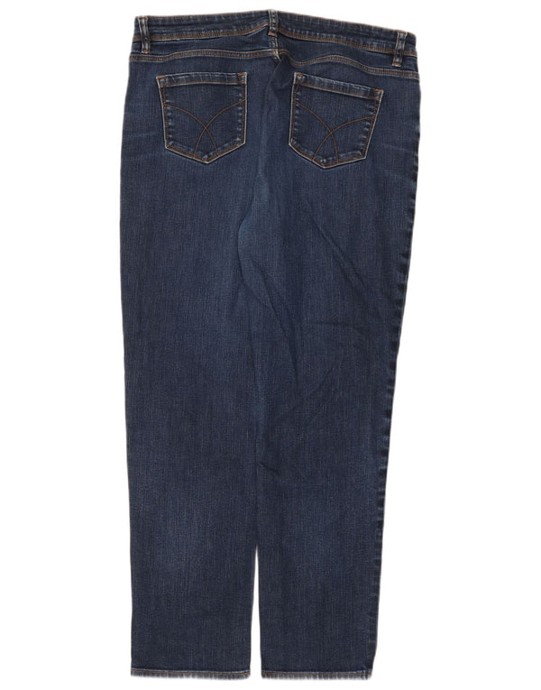 Crew Clothing Womens Slim Jeans UK 16 Large W36 L28 Blue Cotton