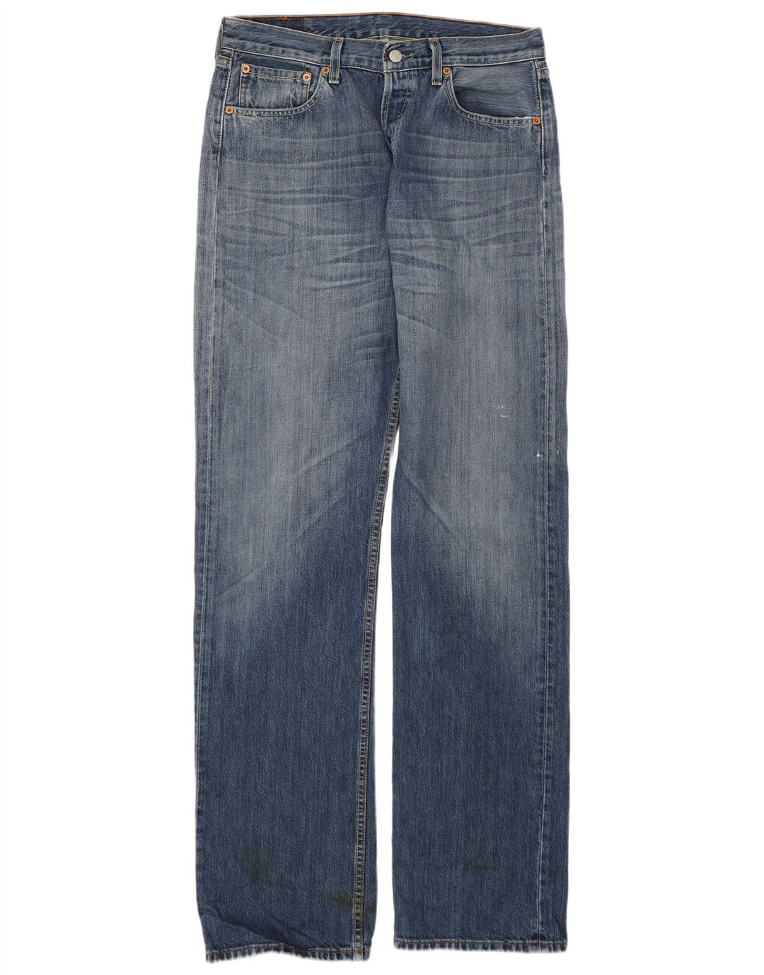 Мужские прямые джинсы Levi's 501 W33 L36 синие