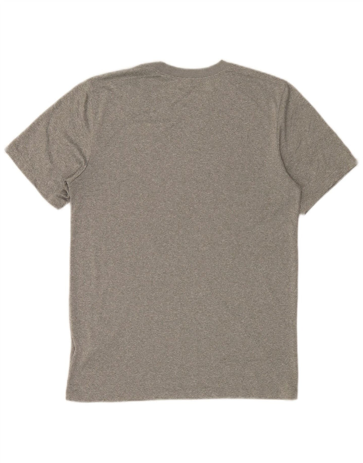 Мужская футболка Nike Dri Fit, маленький серый полиэстер с крапинками