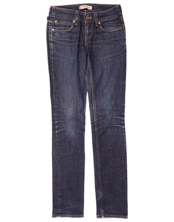 Женские узкие джинсы Levi's 571 W27 L34 синие, хлопок