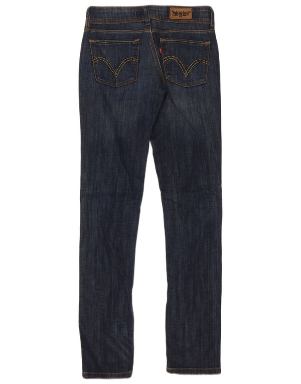 Женские джинсы Levi's 571 Slim W28 L34 Темно-синие, хлопок
