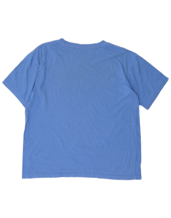 BILLABONG Womens Graphic T-Shirt Top UK 18 XL Blue Cotton