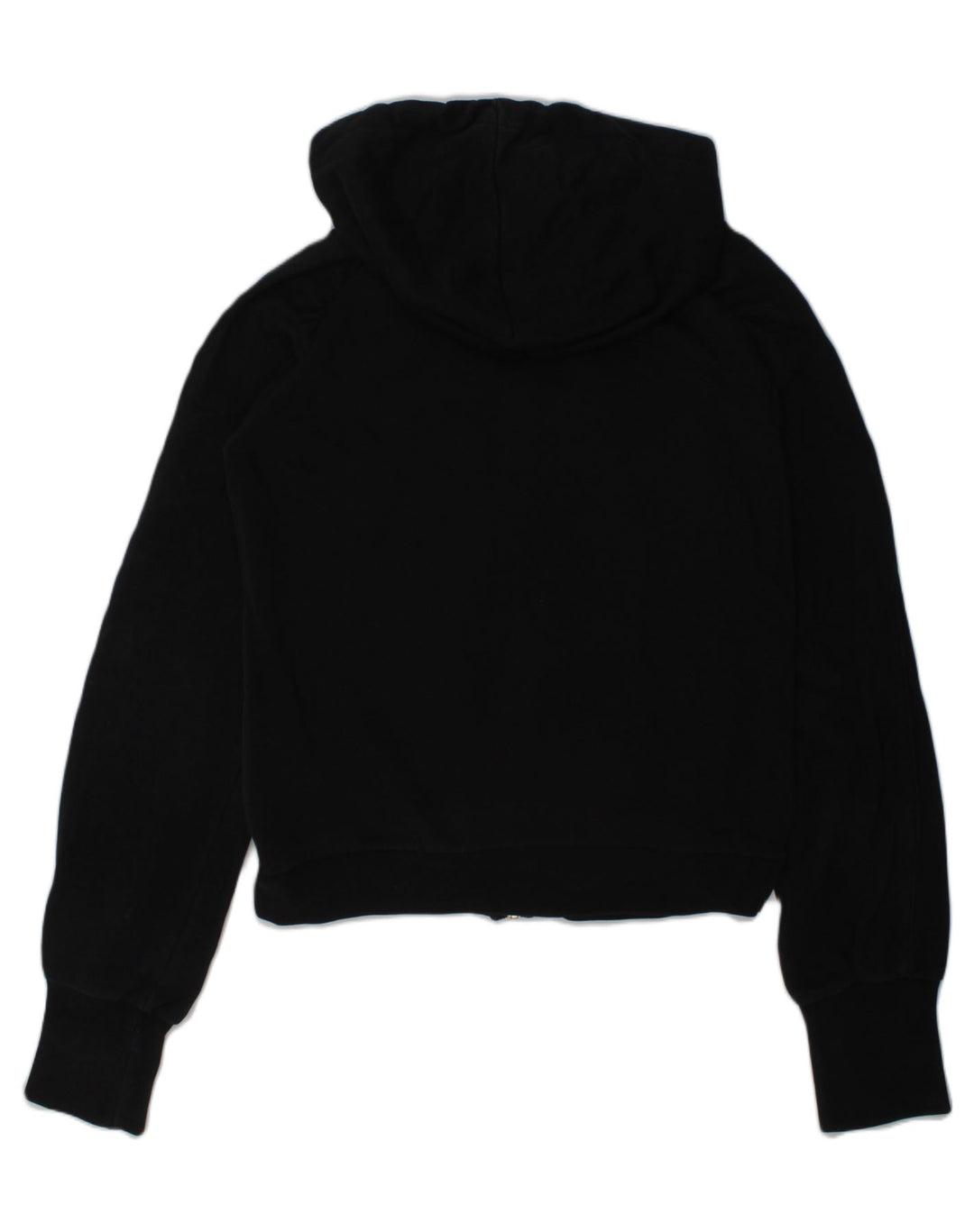 CHAMPION Girls Graphic Zip Hoodie Sweater 11-12 Years Large Black Cotton | Vintage Champion | Thrift | Second-Hand Champion | Used Clothing | Messina Hembry 