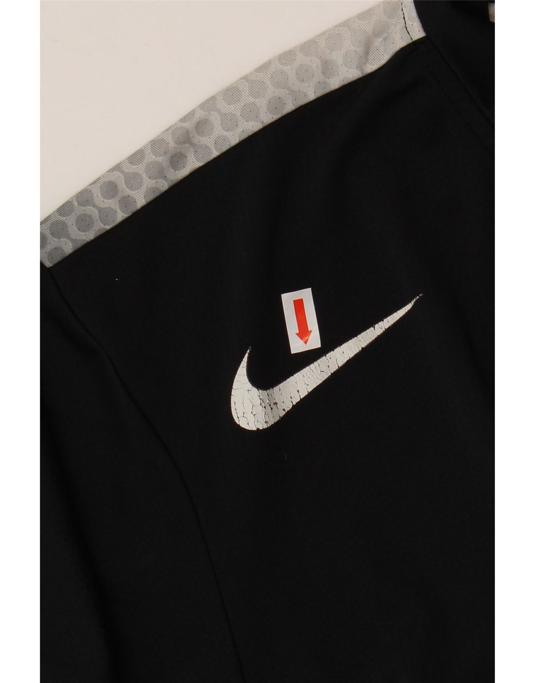 Мужская футболка NIKE Dri Fit UK 39/41, средний черный полиэстер в пятнышко