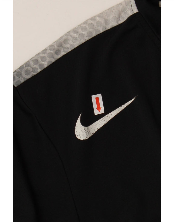 Мужская футболка NIKE Dri Fit UK 39/41, средний черный полиэстер в пятнышко