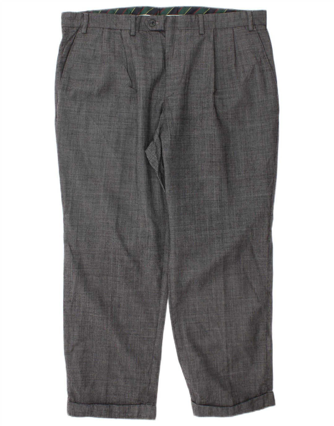 Мужские костюмные брюки CHAPS W38 L29 серые, шерстяные