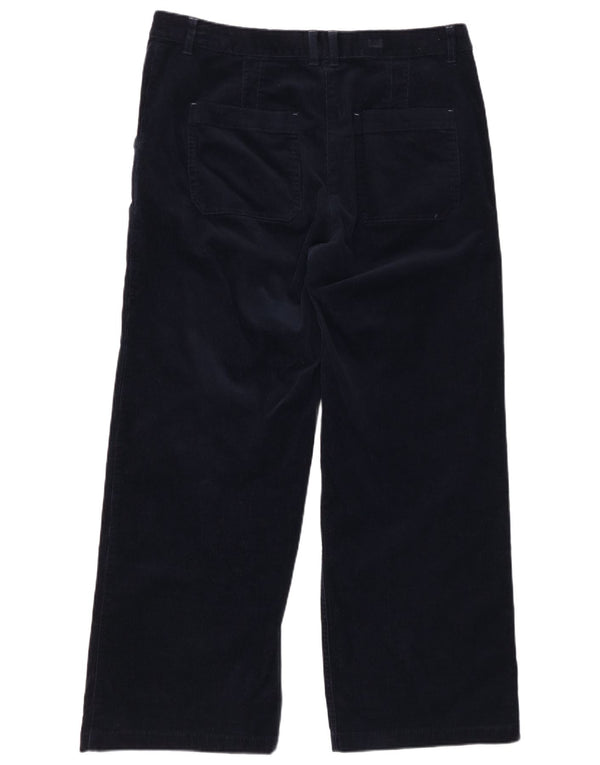 Женские вельветовые брюки WHITE STUFF UK 16, большие W34 L29, темно-синие