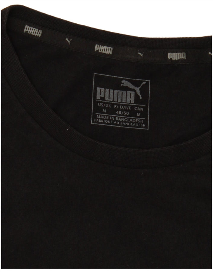 Мужская футболка с рисунком Puma, средний черный