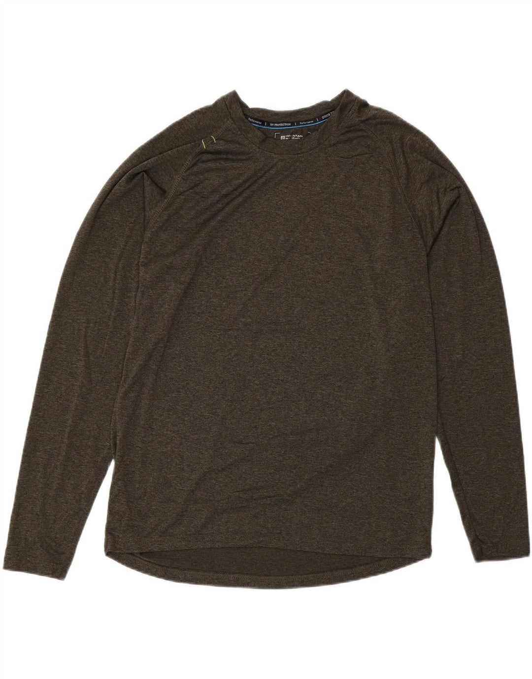 Mountain Warehouse Мужской топ IsoCool с длинным рукавом, средний хаки, в крапинку