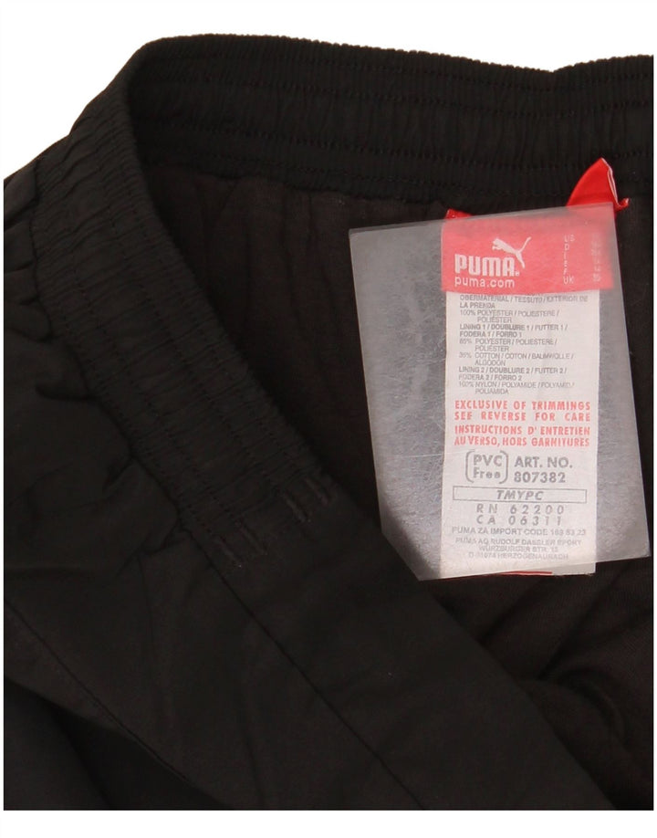 Спортивный костюм Puma для мальчиков, брюки для бега, 13–14 лет, черный полиэстер, спортивные