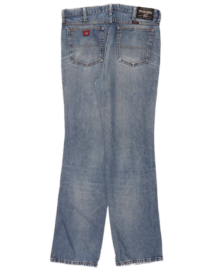 Джинсы мужские прямые WRANGLER W36 L34 синие, хлопок