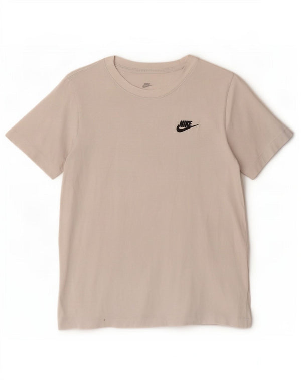 Футболка Nike для мальчиков, 12–13 лет, большой размер, белый хлопок, хлопок
