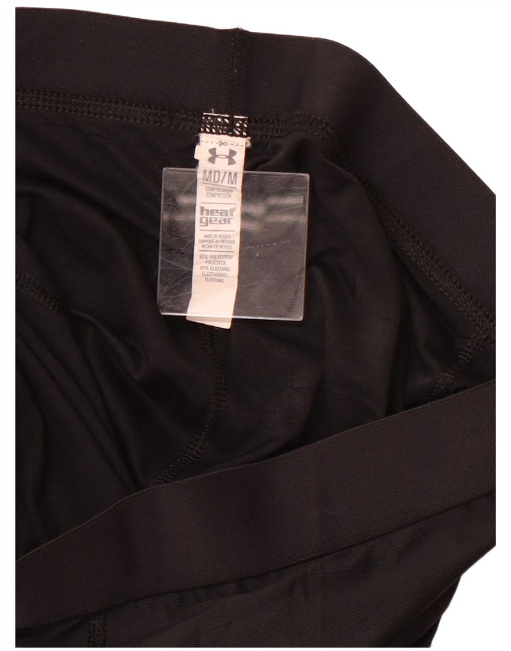 Женские спортивные шорты UNDER ARMOR Heat Gear UK 12, средний черный полиэстер