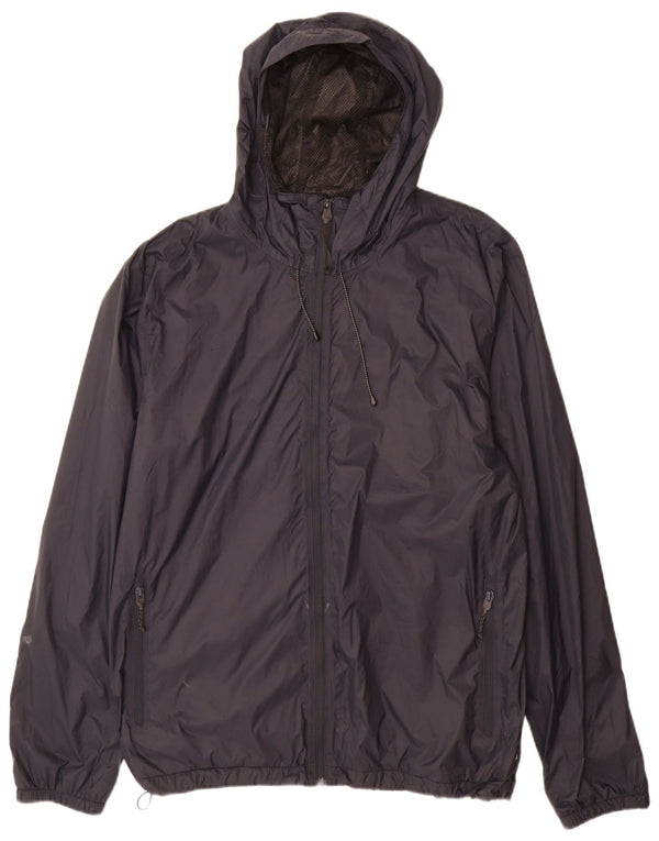 Мужская дождевик с капюшоном Quiksilver UK 42 XL Темно-синий нейлон
