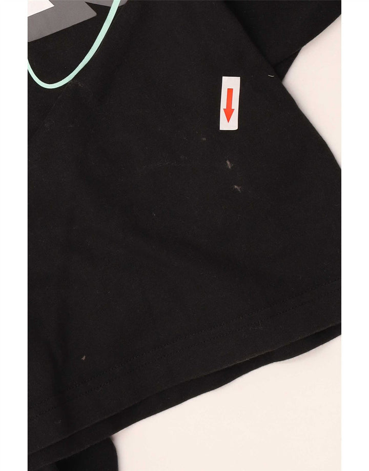 Мужская футболка с рисунком Adidas Top Medium Black Cotton