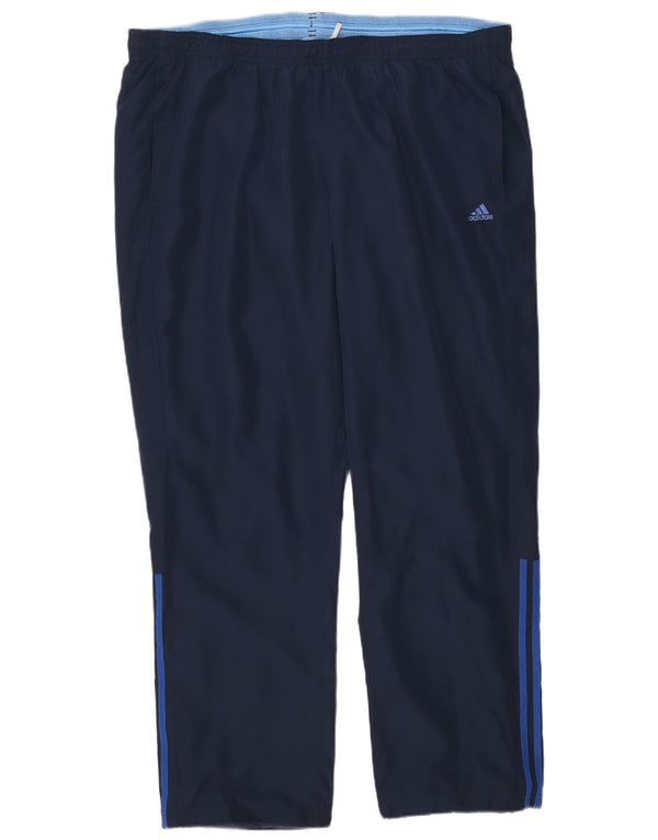 Мужские спортивные брюки Adidas Climalite 2XL темно-синие из полиэстера