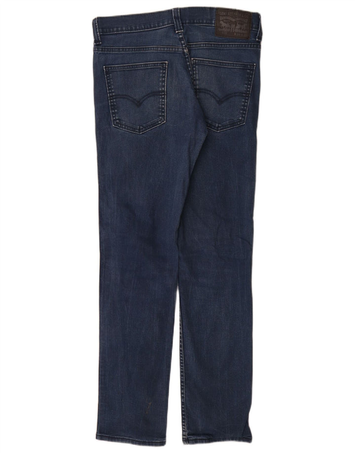 Мужские узкие джинсы Levi's W30 L30 синие, хлопок
