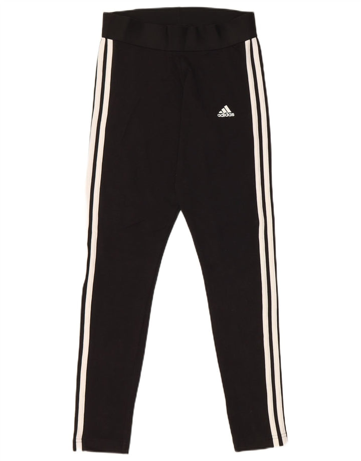 Женские леггинсы Adidas UK 8/10, маленькие, черные