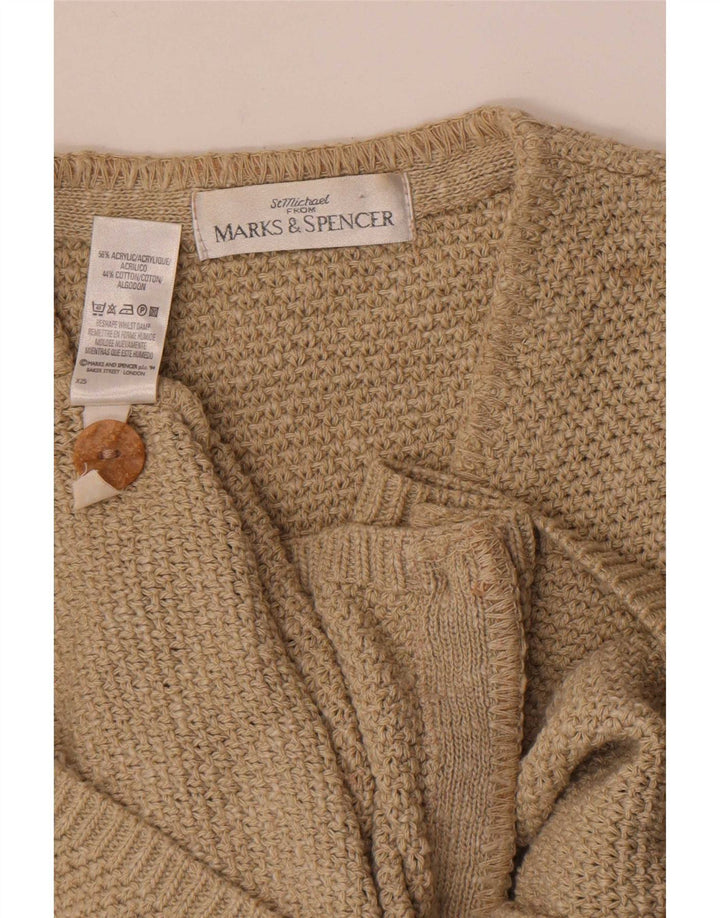 Мужской кардиган без рукавов Marks & Spencer St. Michael, средний бежевый