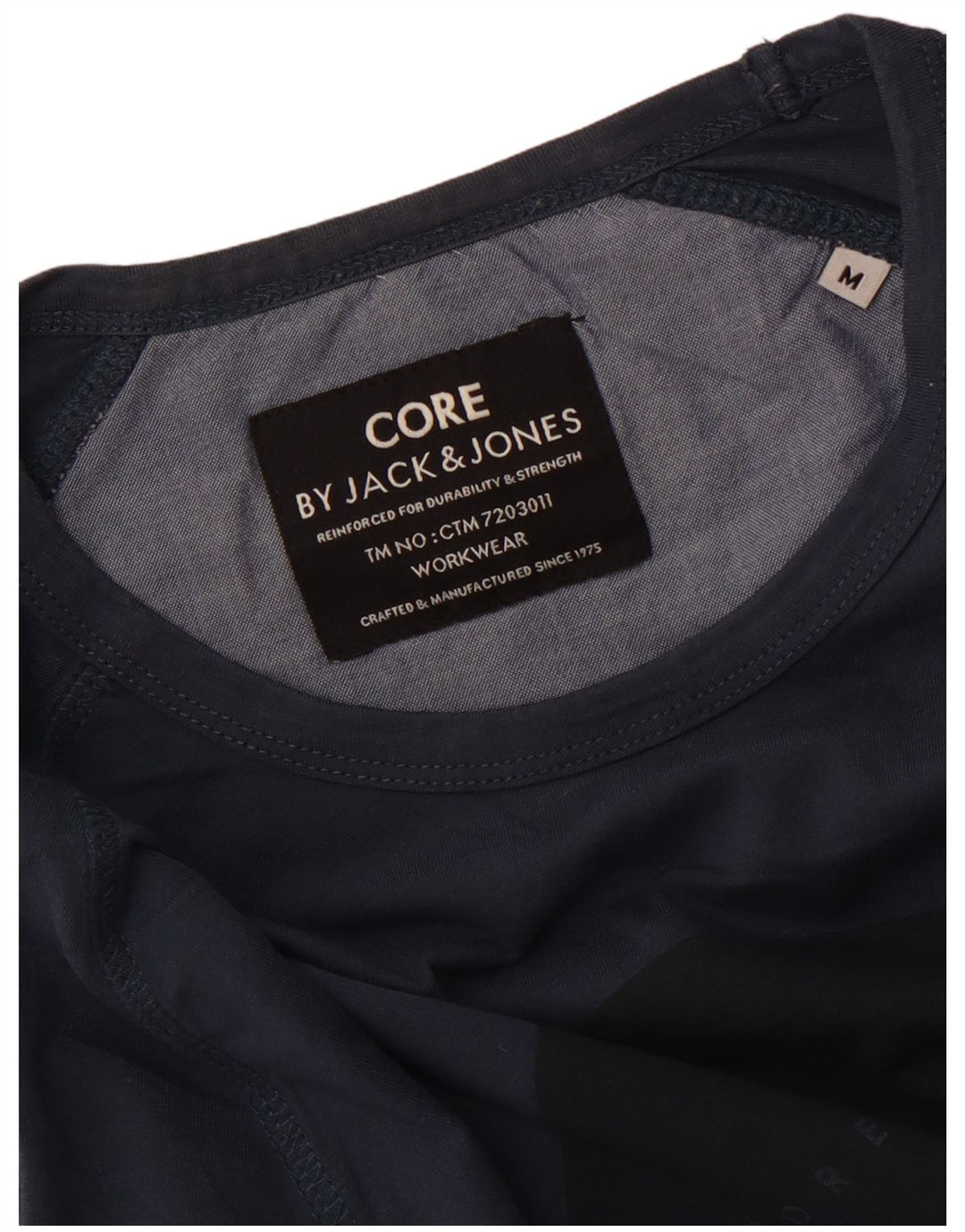 Мужской топ с рисунком Jack & Jones с длинным рукавом, средний, темно-синий