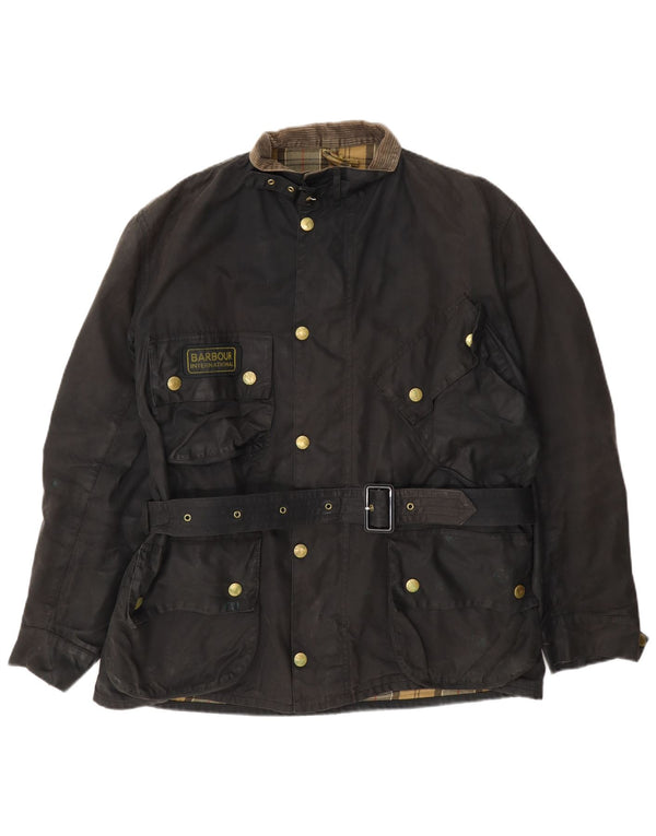 Мужская куртка Barbour из вощеного хлопка UK 44, большая коричневая
