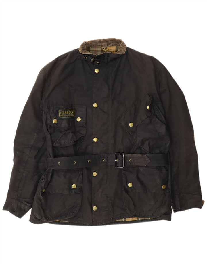 Мужская куртка Barbour из вощеного хлопка UK 44, большая коричневая