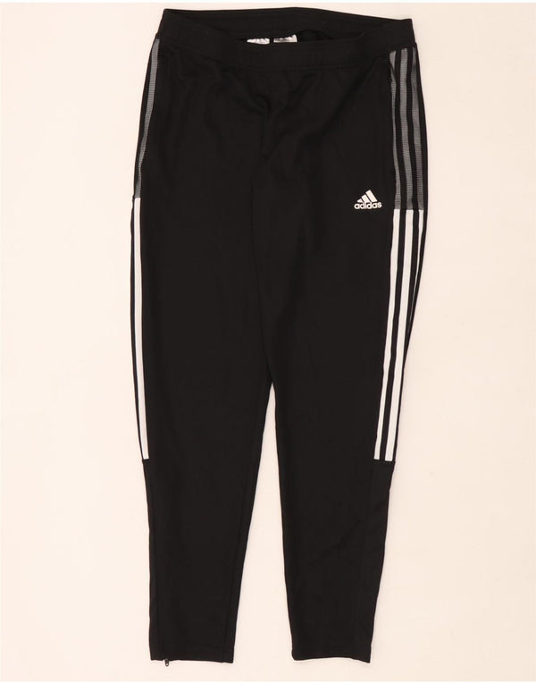 Женские спортивные брюки Adidas Aeroready UK 12/14, средний черный полиэстер