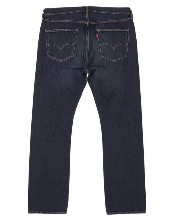 Мужские прямые джинсы Levi's 501 W38 L34 темно-синие, хлопок