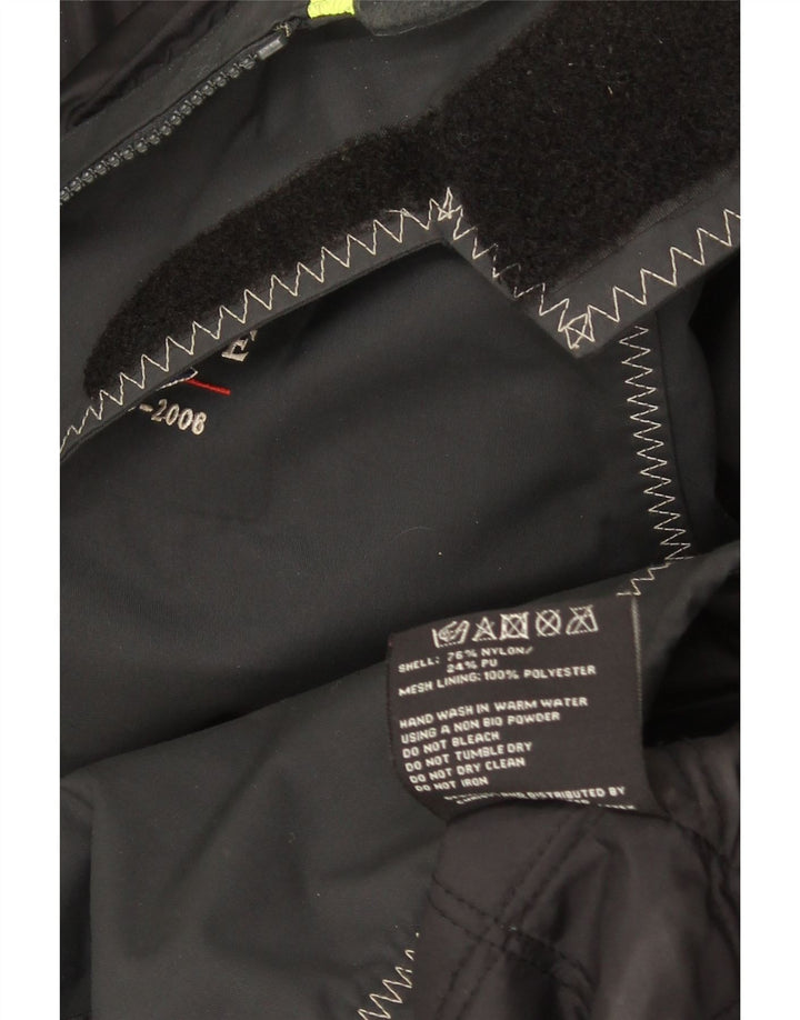 Мужская ветровка Musto с капюшоном UK 40, большая черная нейлоновая куртка