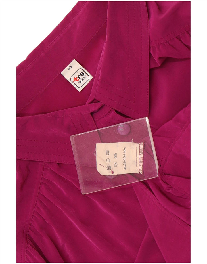 Женская блузка-рубашка Tru IT 48 XL Фиолетовый полиэстер