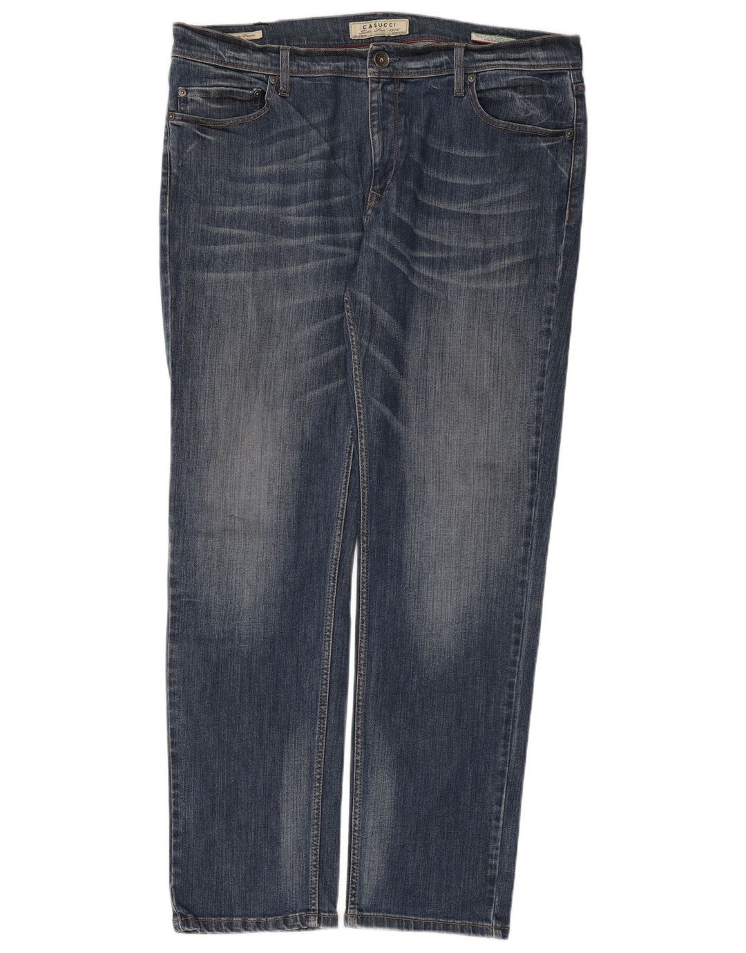 Мужские прямые джинсы Casucci W42 L32, синие, хлопок