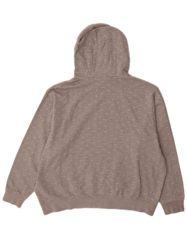 Мужской джемпер с капюшоном Nike Graphic Hoodie 2XL, серый хлопок, спортивный