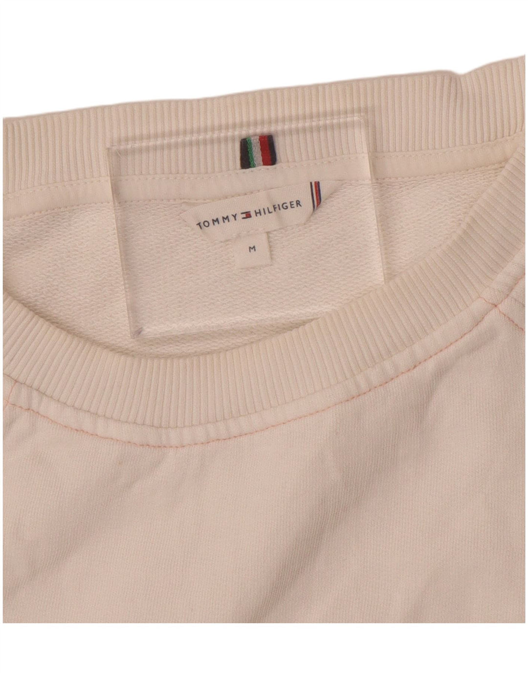 Женский свитер с рукавом 3/4 Tommy Hilfiger UK 14, средний белый