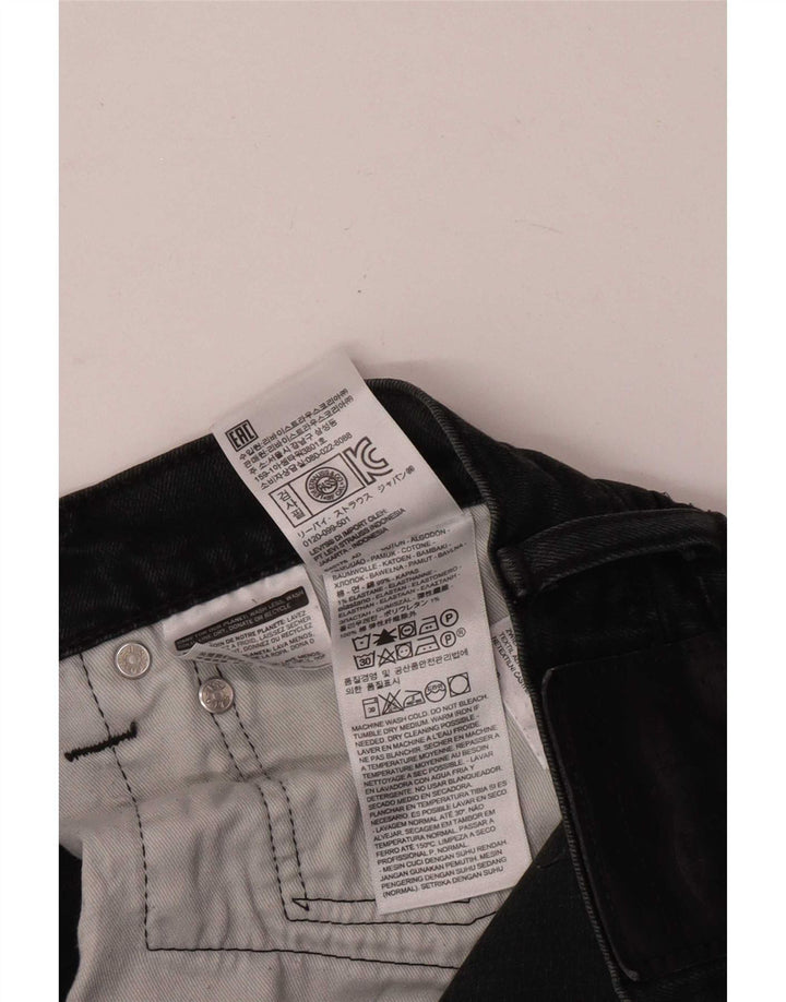Мужские узкие джинсы Levi's W36 L32, черный хлопок