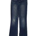 Женские сексуальные потертые джинсы Gap Bootcut W26 L31, синий хлопок