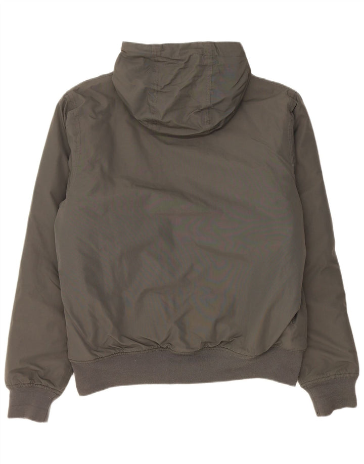 Мужская куртка-бомбер с капюшоном Dickies UK 38, средний серый полиамид
