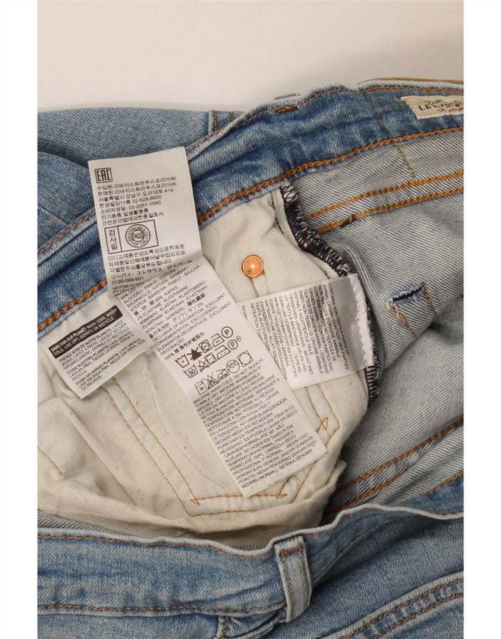 Мужские зауженные зауженные джинсы Levi's 512 W32 L30 синие, хлопок